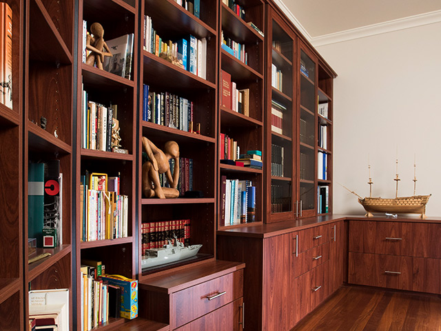 Custom designed bookcase