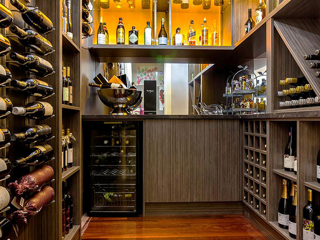 Custom designed wine cellar