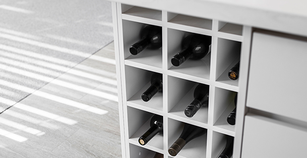 wine racks kitchen cabinet