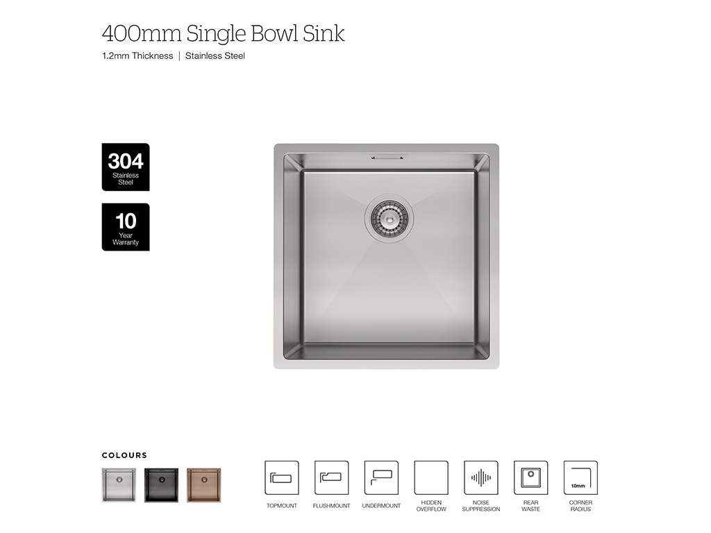 Single Bowl Sink